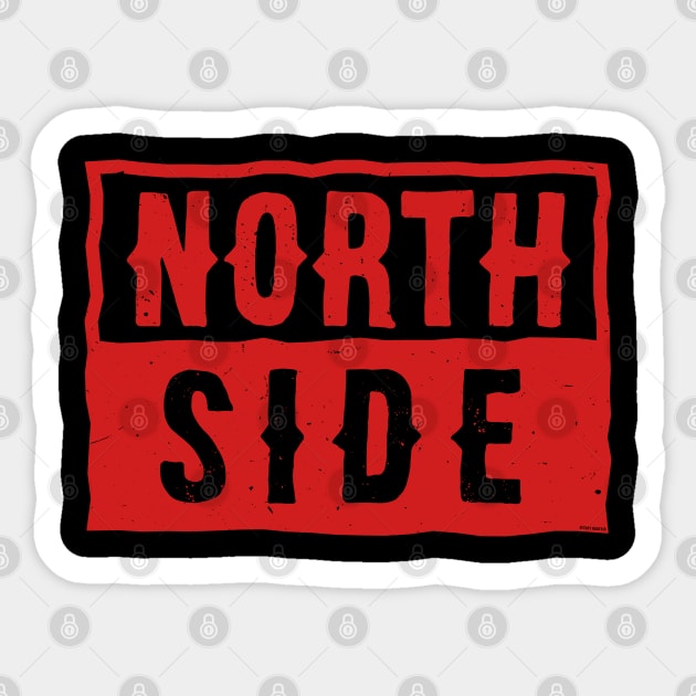 North Side (red - white) [Rx-Tp] Sticker by Roufxis